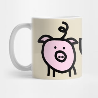 Pig and Elephant Mug